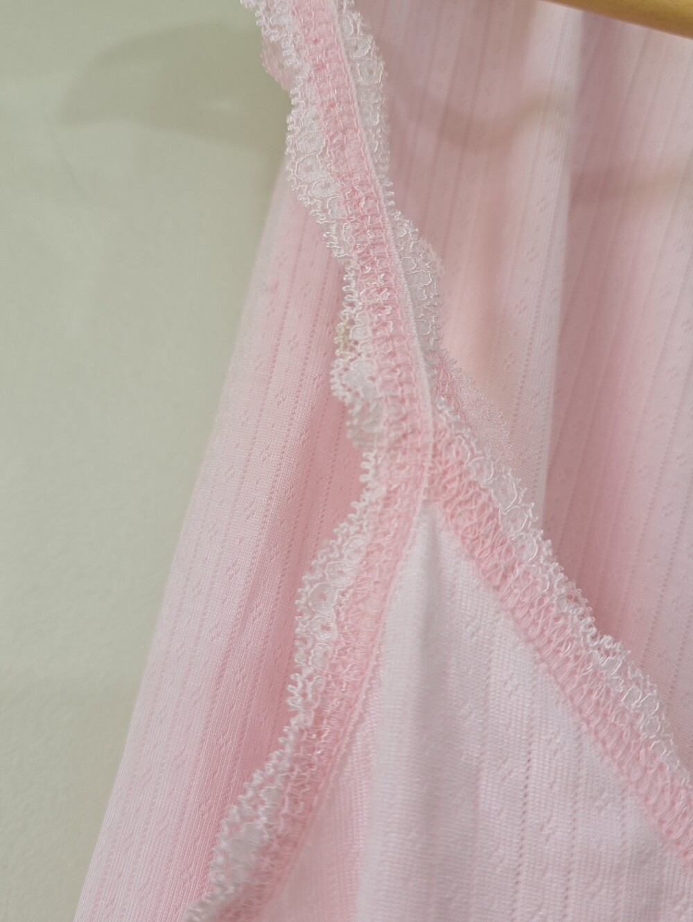 NWT Victoria's Secret Pointelle Rib Tank & Pant Pajama Set Size S Angel Pink - Picture 5 of 8